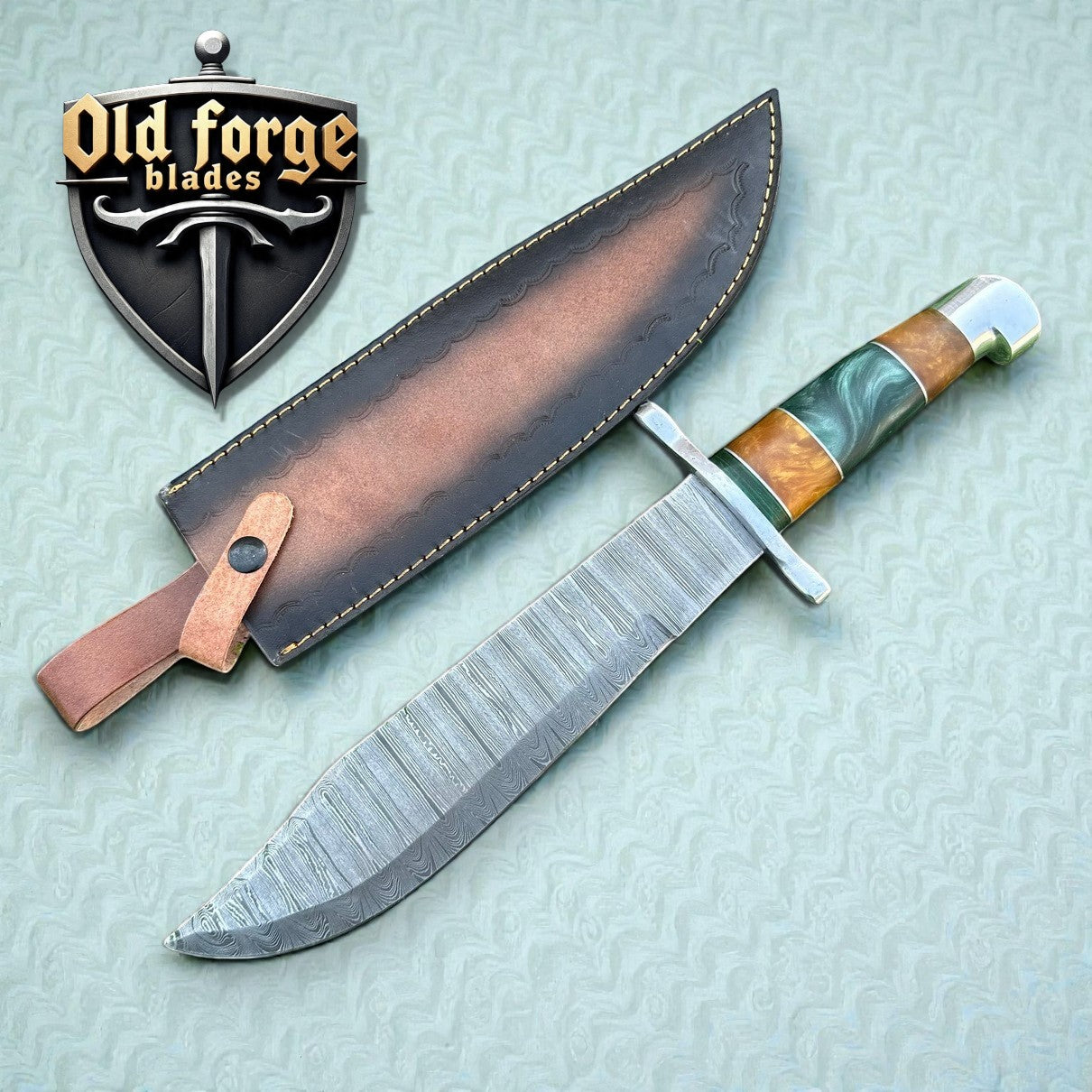 high end damascus knife