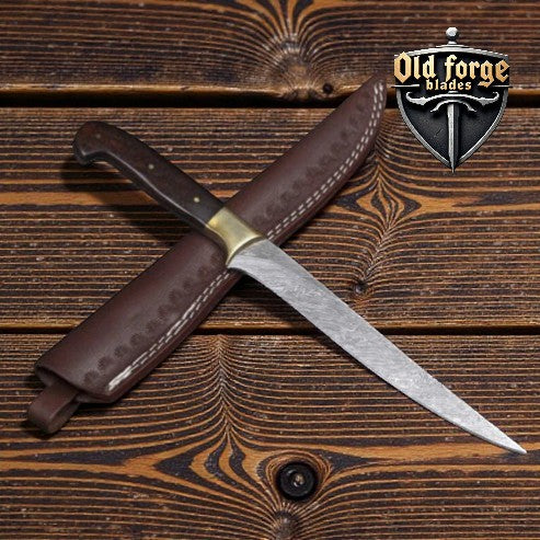 handmade damascus fillet knife