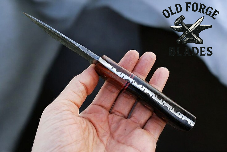 Micarta and rosewood handle handmade knife