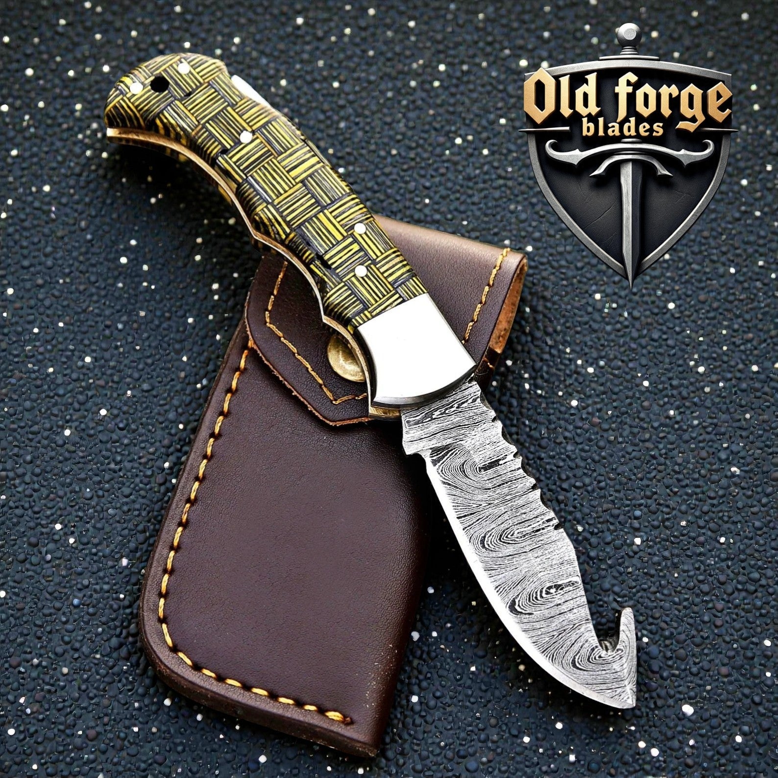best 3 inch pocket knife with damascus steel blade and wood handle