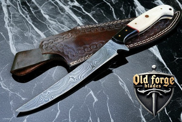 premium damascus fish fillet knife