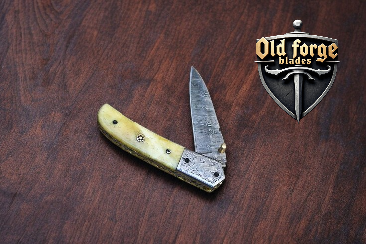 damascus folding knife