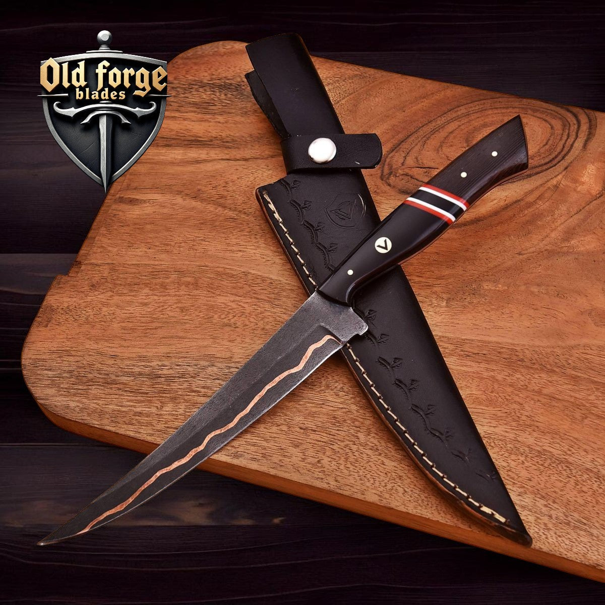 handmade damascus fillet knife